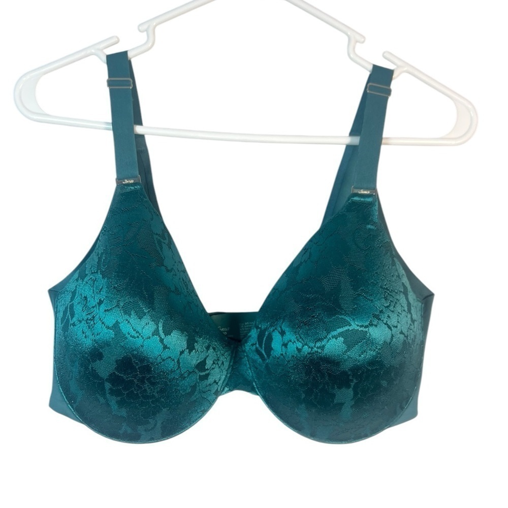Soma Vanishing Back Full Coverage Lace Teal Blue 38DD